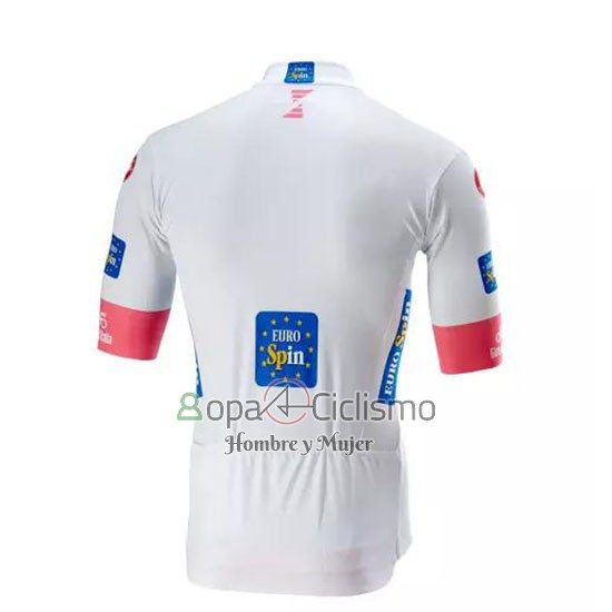 Giro d'Italia Ropa Ciclismo Culotte Corto 2018 Hombre Mangas Cortas Blanco
